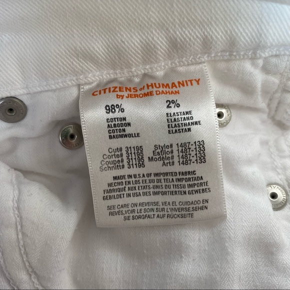 Citizens of Humanity White Skinny Jeans - Picture 5 of 7